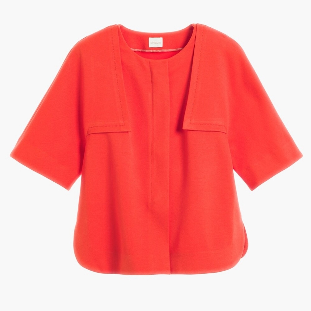 Chico's Garibaldi Twill Ponte 3/4 Jacket - Small - Picture 2 of 10